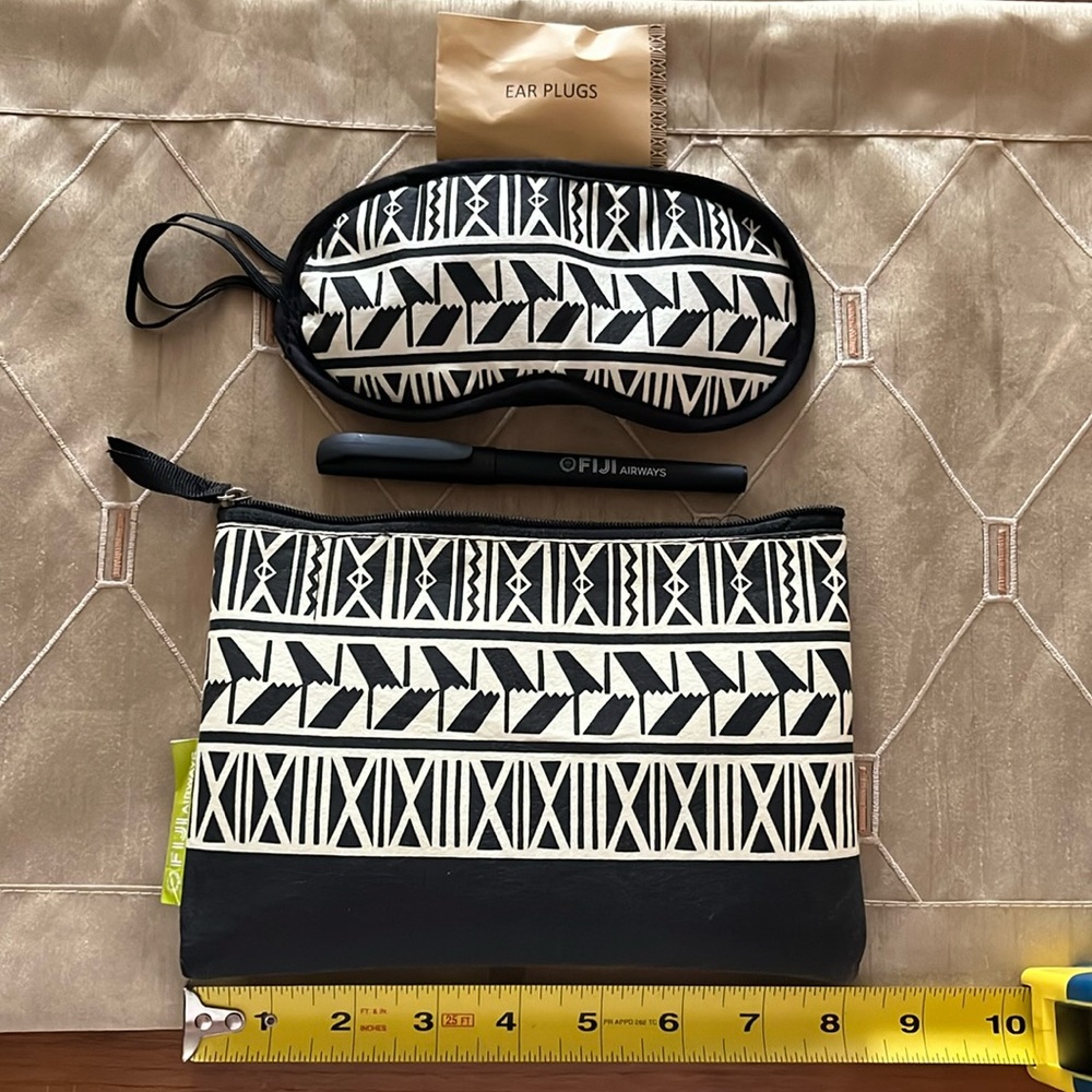 Fiji Airways amenity travel pack - used